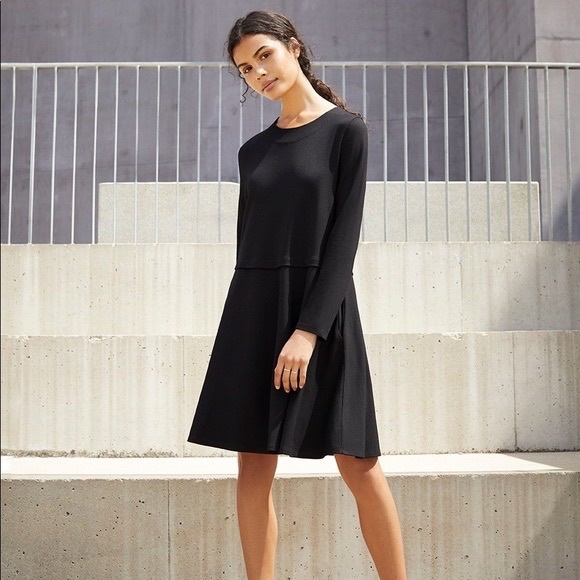 Drop Waist Casual Dress Pockets 